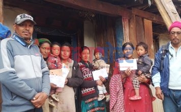 पुर्ण खोप वडा, गाउँ पालिका र नगरपालिका सुनिश्चित कार्यक्रम अनुसार घरधुरी नमुना सर्वेक्षण सुरु