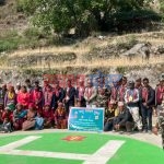 अदानचुली गाउँ पालिका बारीगाउँमा निर्माण भएको हेलिप्याड गाउँ पालिकालाई हस्तानतरण